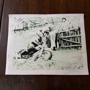 Roger DeCoster Autograph Photo